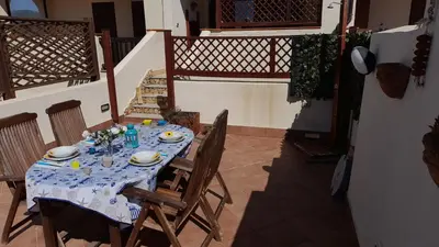 Balcone o terrazza di Casa vacanze con terrazza panoramica vista mare