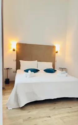Letto o letti in una camera di Drooms