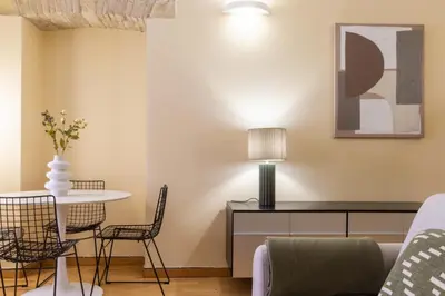 Area soggiorno di Suite Martini Castello - Boutique Apartments