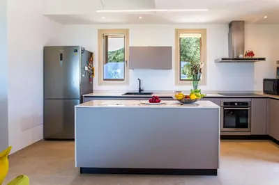 Cucina o angolo cottura di Villa Dune di Scivu