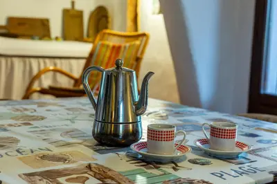 Set per la preparazione di tè e caffè presso Holiday Home Le Sirene