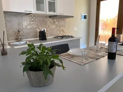 Cucina o angolo cottura di La Collina: Il tramonto