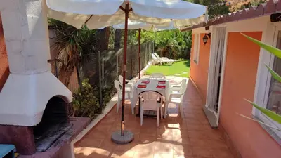 Patio o area all'aperto di Villa Fronte mare