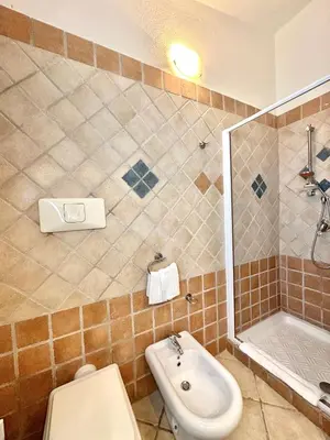Bagno di Domus Mary Cala Caterina Apartment with sea view