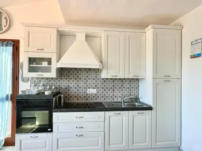 Cucina o angolo cottura di Domus Angelica Apartment Charmant with sea view Villasimius