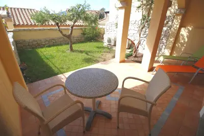 Area soggiorno di Sa Mirada Apartments