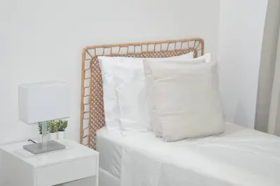 Letto o letti in una camera di Villa Ami