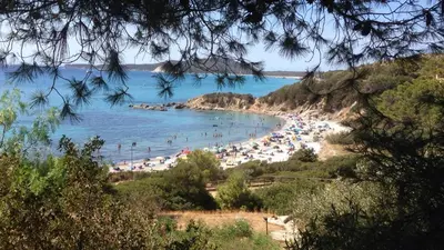 Paesaggio naturale nelle vicinanze della villa