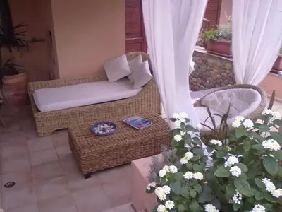 Area soggiorno di Villa Milli