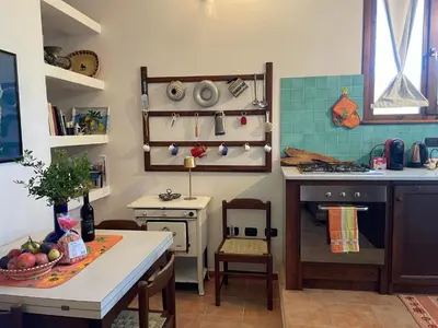 Cucina o angolo cottura di Al mare nella natura selvaggia