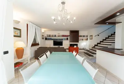 Cucina o angolo cottura di Lux Oasi Colombina, with Private Pool SouthSardiniaHolidays