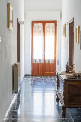 Area soggiorno di Spacious House in Sinis