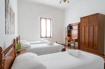 Letto o letti in una camera di Spacious House in Sinis