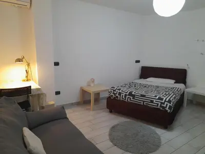 Letto o letti in una camera di Da DAVID&SARA