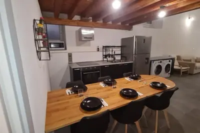 Cucina o angolo cottura di Appartamento al centro di Cagliari (Marina)