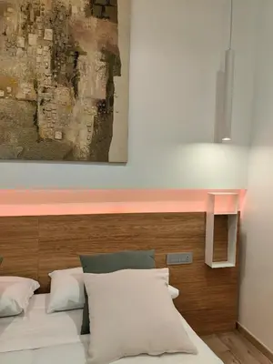 Letto o letti in una camera di Galleria Roma Art Guesthouse