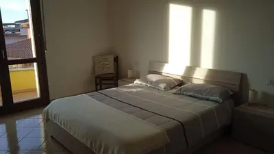 Letto o letti in una camera di Sa Ziminera