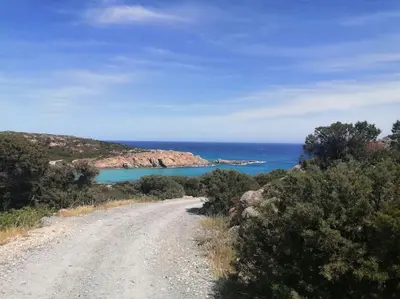 Paesaggio naturale nelle vicinanze della villa