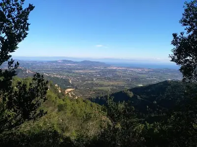 Paesaggio naturale nelle vicinanze della casa vacanze