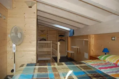 Letto o letti in una camera di Gli Ulivi