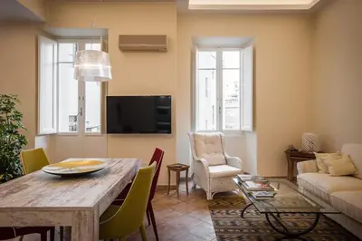 TV o dispositivi per l'intrattenimento presso ExmA Luxury Apart Cagliari Center Reserved Parking