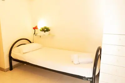 Letto o letti in una camera di Patio on the Simius beach - 300 mt from beach