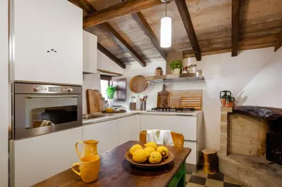 Cucina o angolo cottura di Bissantica, heritage and charm in rural Sardinia