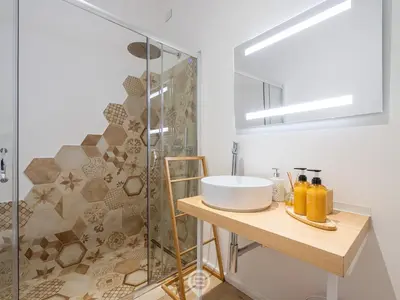 Bagno di White Dream Apartment