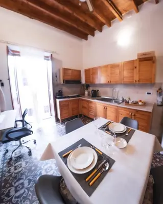 Cucina o angolo cottura di A cà da Ruziña