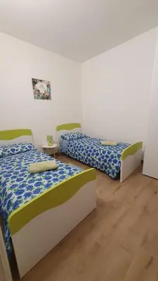 Letto o letti in una camera di VillaVittoria