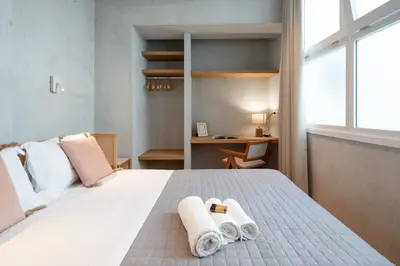 Letto o letti in una camera di Trinità Panoramic - Cuore di Cagliari