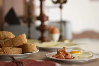 Cibo presso il bed & breakfast o nelle vicinanze