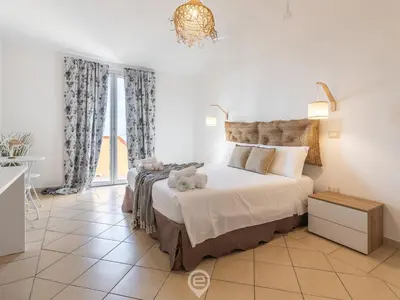 Letto o letti in una camera di Pan Home