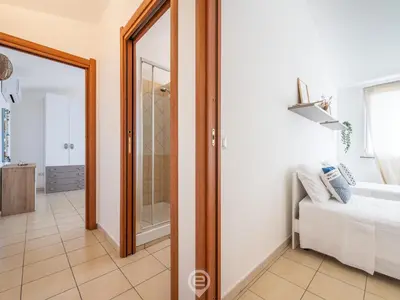 Letto o letti in una camera di Pan Home