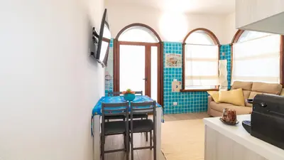 TV o dispositivi per l'intrattenimento presso Appartamento La Vecchia Ancora Casa Vacanza