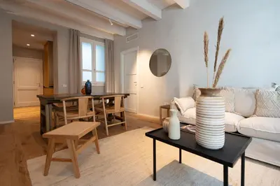 Area soggiorno di Trinità UrbanNest - Cuore di Cagliari