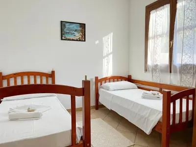 Letto o letti in una camera di Viola House