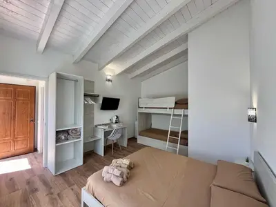 Letto o letti in una camera di Camera privata in Villa Paola