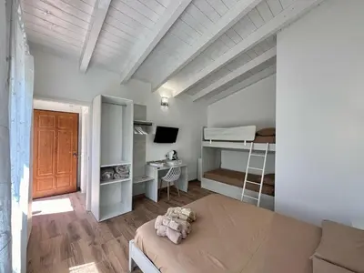 Letto o letti in una camera di Camera privata in Villa Paola