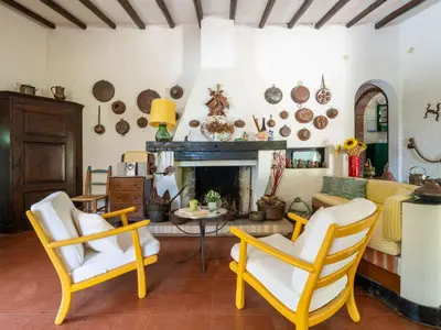 Area soggiorno di Villa La Casetta del Mare by Interhome