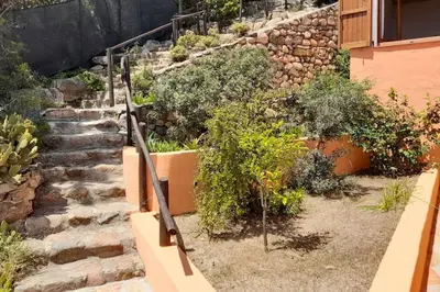Giardino di Villa del Nuraghe with fantastic sea view