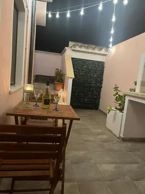 Patio o area all'aperto di La Pavoncella Holiday Home
