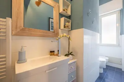 Bagno di Elegante Villa Lu' centro Città a 10 minuti dal mare