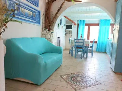 Area soggiorno di Sardinia Yellow House