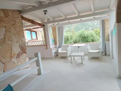 Area soggiorno di Sardinia Yellow House