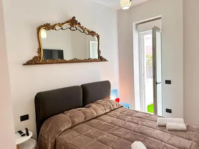 Letto o letti in una camera di Carloforte al Centro di Cagliari