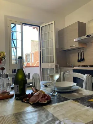 Cucina o angolo cottura di S'imbustHouse