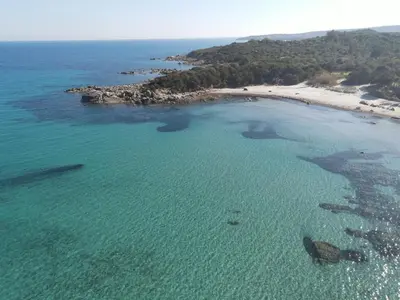 Paesaggio naturale nelle vicinanze della villa