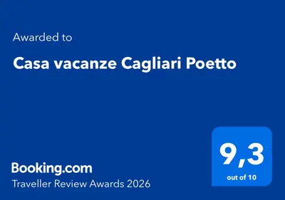 Certificato, attestato, insegna o altro documento esposto da Casa vacanze Cagliari Poetto
