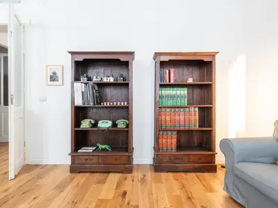 Biblioteca nell'appartamento